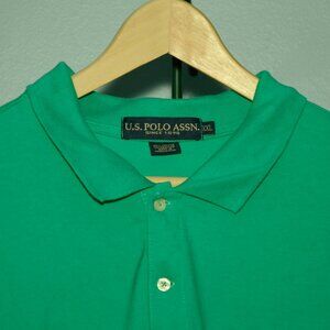 U.S. Polo Assn Men's Polo shirt, Teal, XXL